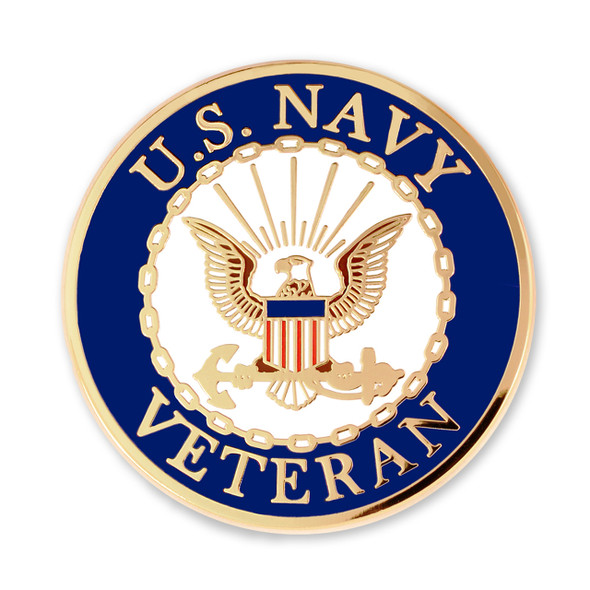 Made In USA Navy Veteran Lapel Pin