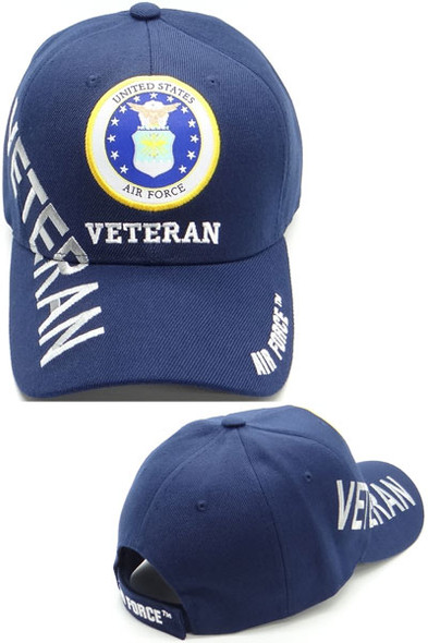 U.S. Air Force Veteran Cap Shadow - Blue