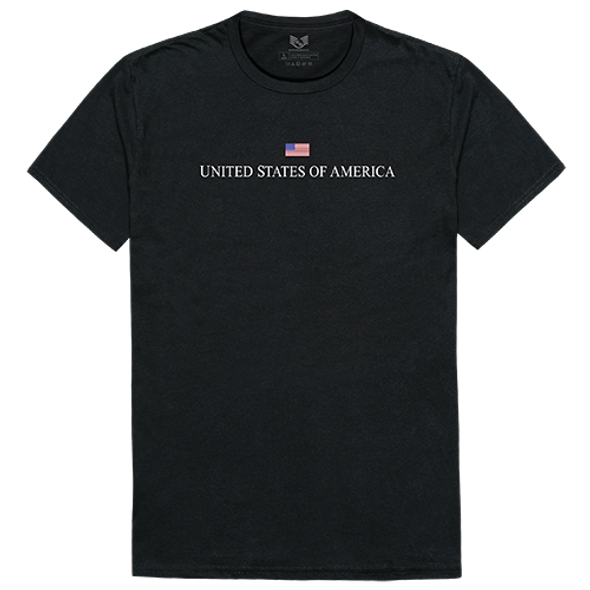 Relaxed Graphic T-Shirt USA Black