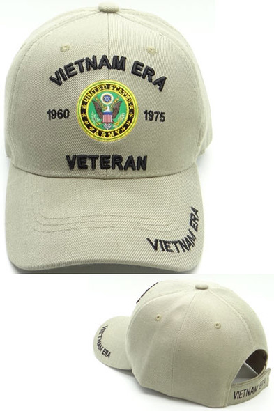 U.S. Army Vietnam Era  Veteran Cap - Khaki
