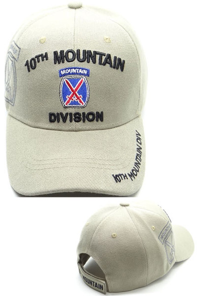 10th Mountain Division Cap - Khaki