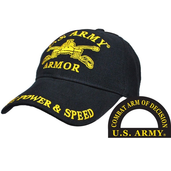 CP00144 - U.S. Army - Combat Engineers Sapper Cap - Black - U.S.