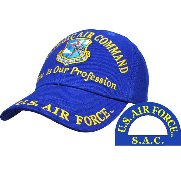 CP00413 - U.S. Air Force Strategic Air Command Cap - Blue