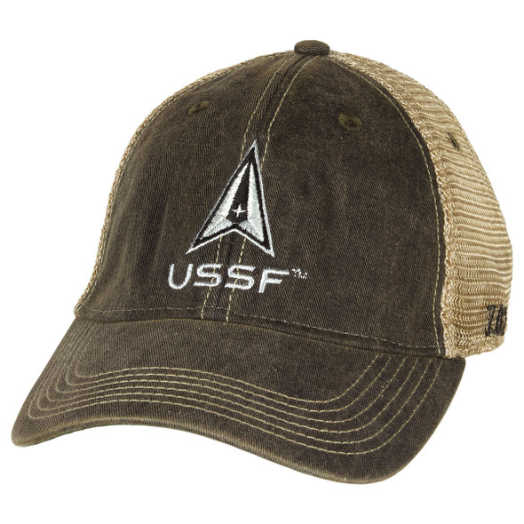 7.62 Design - U.S. Space Force Cap - Cotton/Soft Mesh - Washed Black