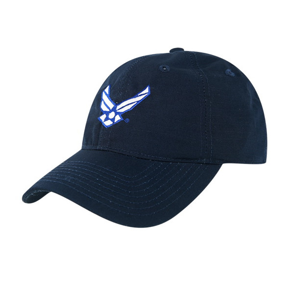 S74 - U.S. Air Force Cap - Relaxed Ripstop Cotton - Navy Blue