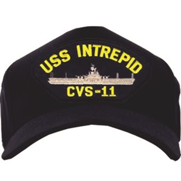 USS Intrepid (CVS-11) Ship Cap - U.S. Navy - Made In USA