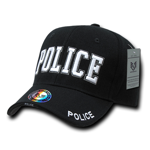 JW - Police Cap Black