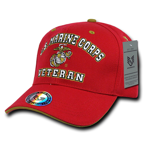 VET - Veteran Cap - U.S. Marines - Red