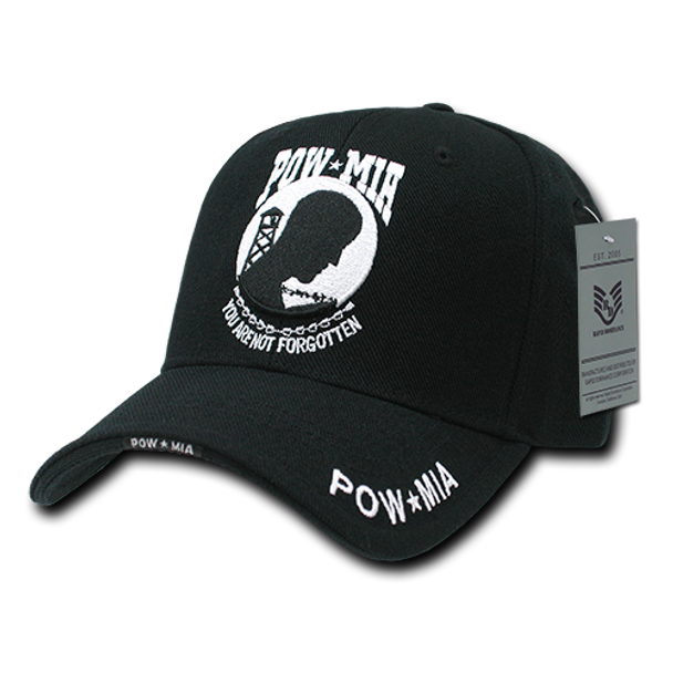 RD - Military Cap - POW-MIA - Black