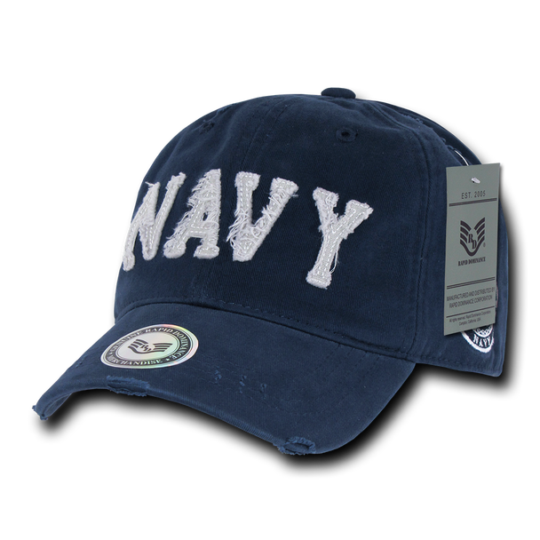 S84 - Vintage U.S. Navy Cap - Relaxed Cotton - Navy Blue