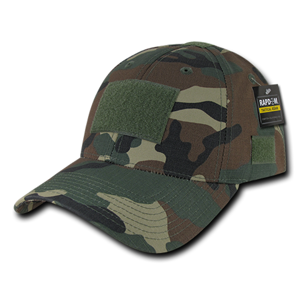 T77 - Tactical Ripstop Cap - Woodland Camo