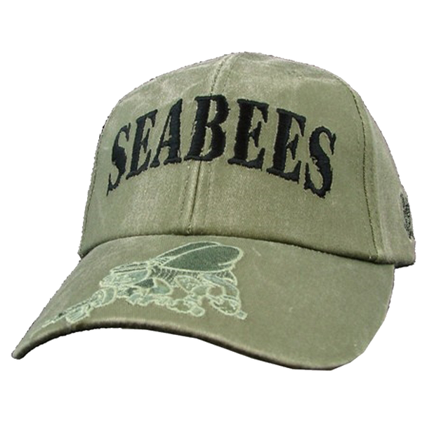5775 - Seabees Cap - Cotton - OD Green