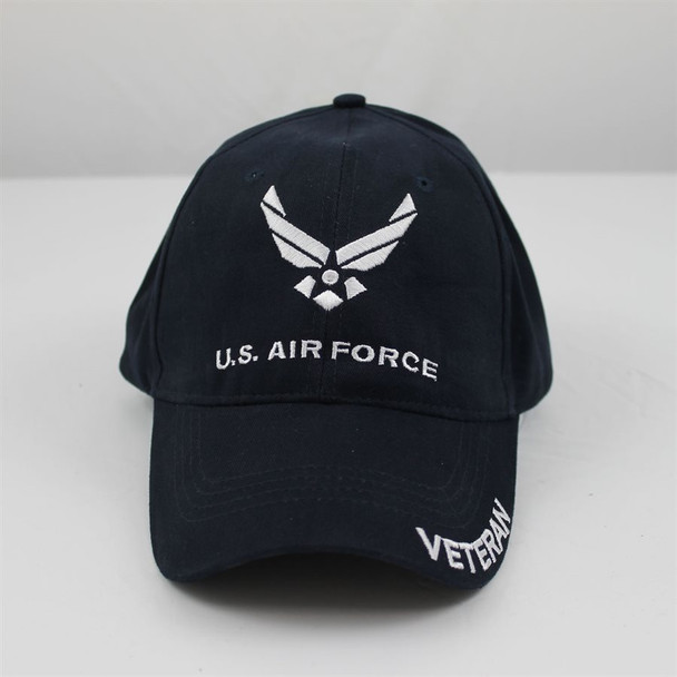 5342 - U.S. Air Force Veteran Cap - Cotton - Dark Navy