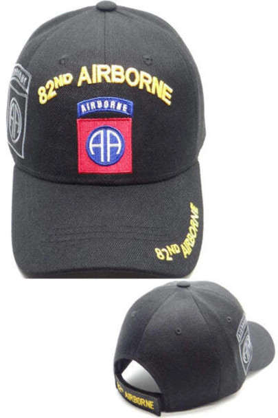 82nd Airborne Shadow Cap - Black