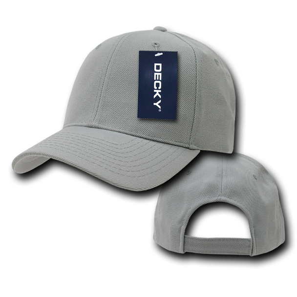 Deluxe Baseball Cap - Grey