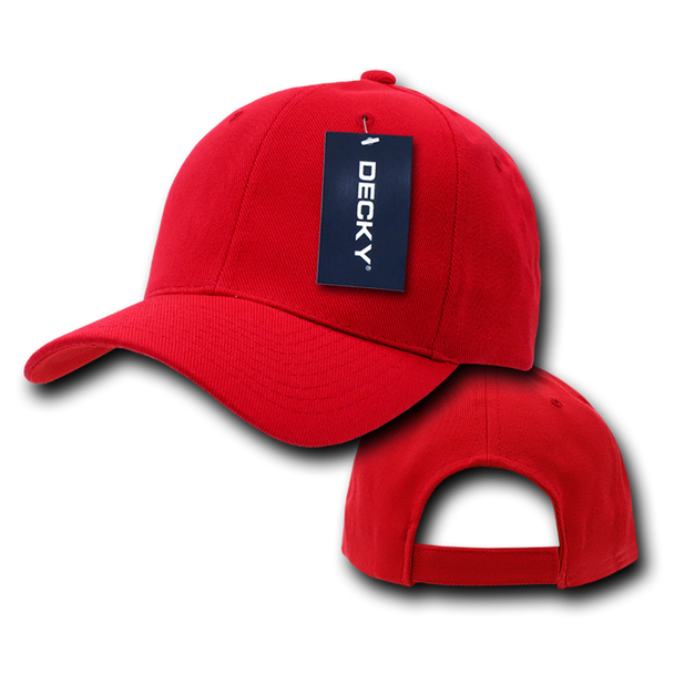 Deluxe Baseball Cap - Red