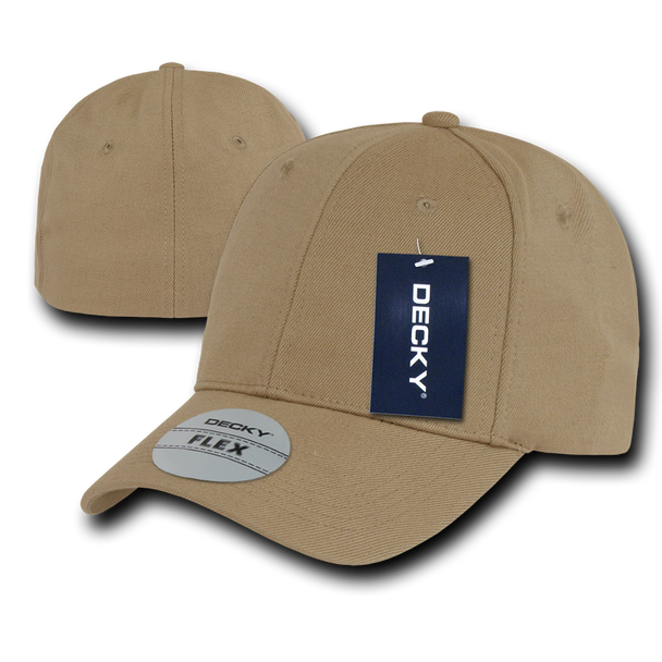 FitAll Flex Baseball Cap - Khaki