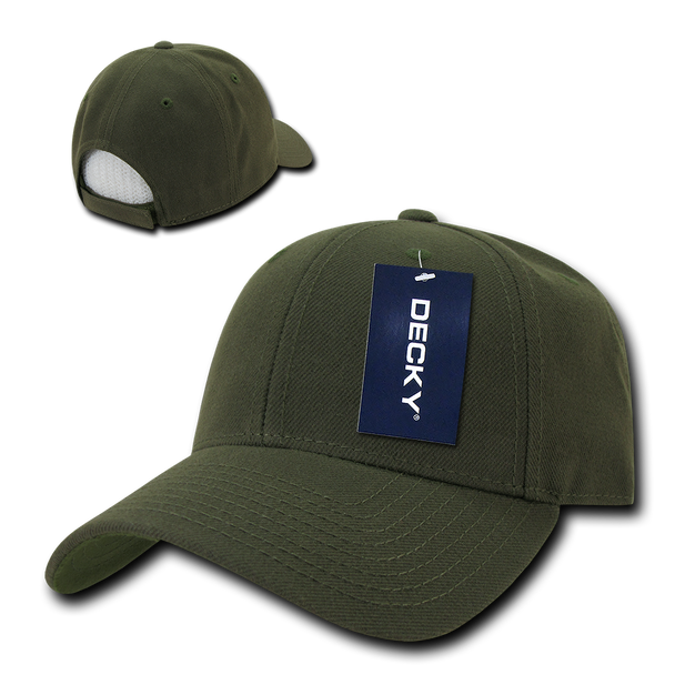 Low Structured Baseball Cap - Olive