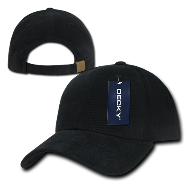 Relaxed Brushed Cotton Cap - Black