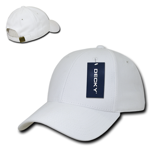 Relaxed Brushed Cotton Cap - White