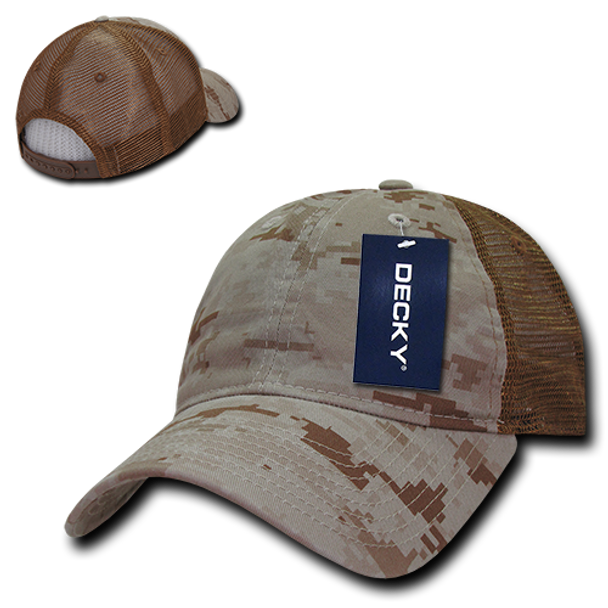 Relaxed Camo Trucker Cap - Desert Camouflage