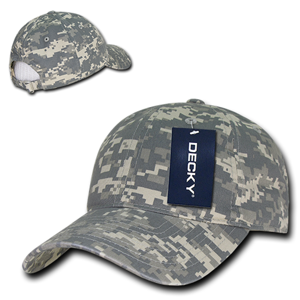 Relaxed Cotton Camo Cap - ACU Digital Camouflage