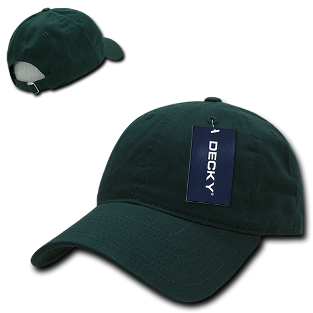 Relaxed Washed Cotton Cap - Hunter Green