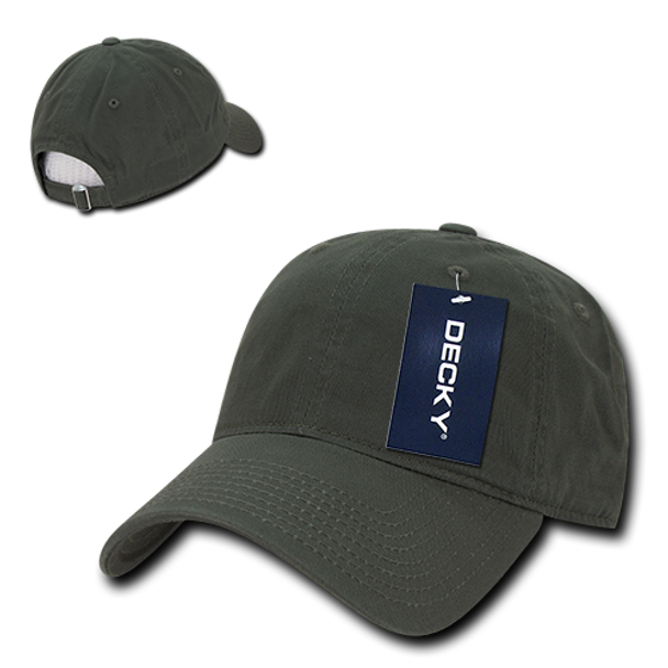Relaxed Washed Cotton Cap - Olive