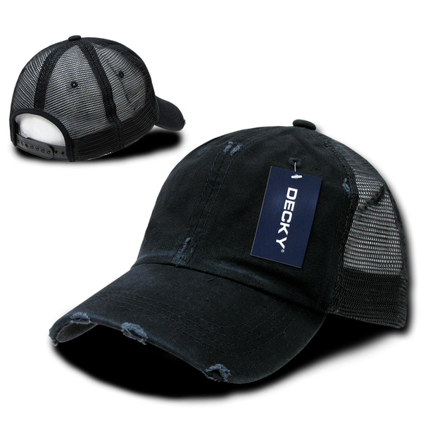 Vintage Mesh Cap - Black