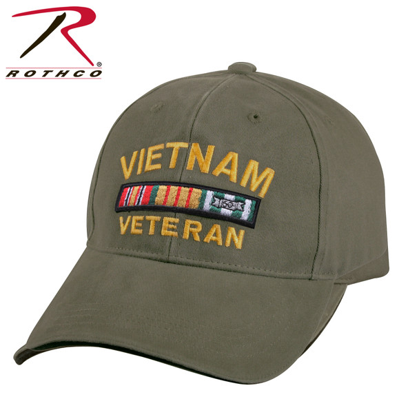 Rothco Vietnam Veteran Deluxe Vintage Low Profile Insignia Cap (Item #9721)