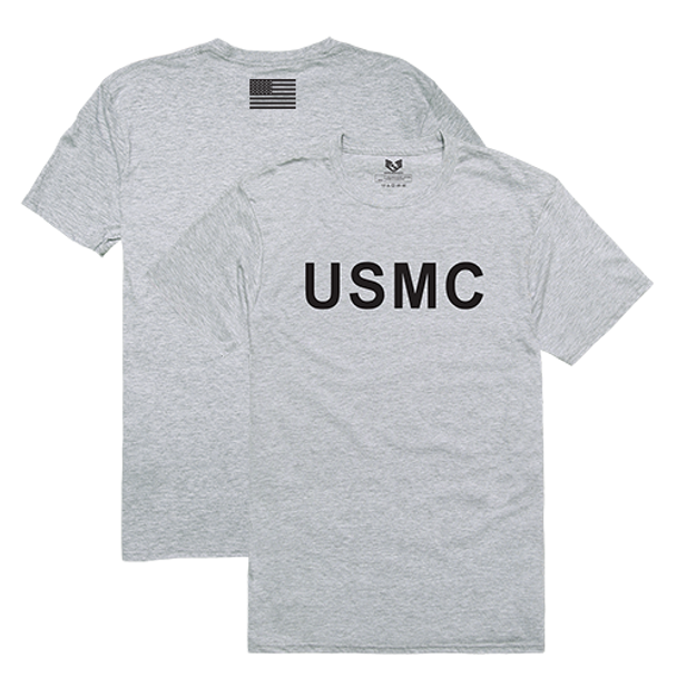 RS2 - Relaxed Graphic T-Shirt - USMC - Heather Grey