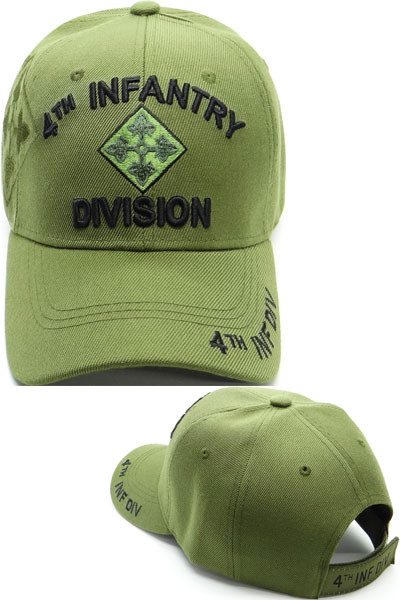 4th Infantry Division Cap - Olive