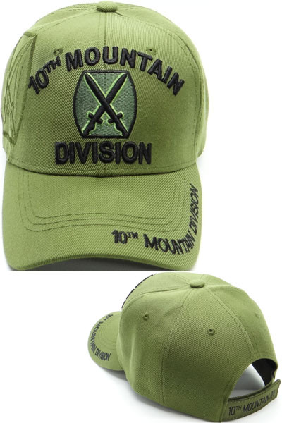 10th Mountain Division Cap - Olive