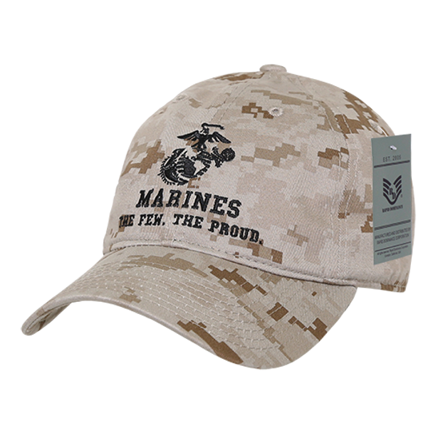 S78 - U.S. Marines Cap - Cotton Relaxed - Desert Digital Camouflage