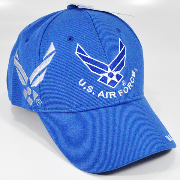 U.S. Air Force Cap - Wings Logo Shadow - Blue