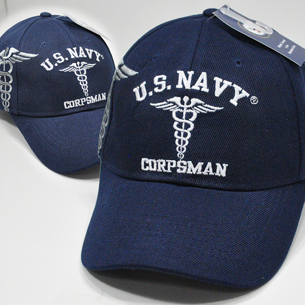 U.S. Navy Corpsman Cap  - Navy Blue