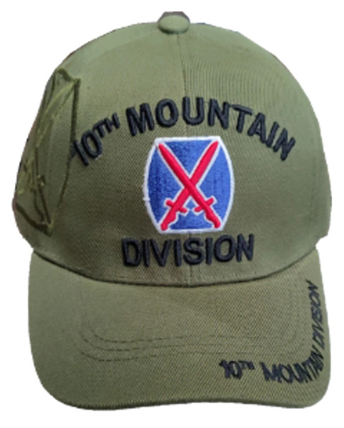 10th Mountain Division Cap Shadow - Olive