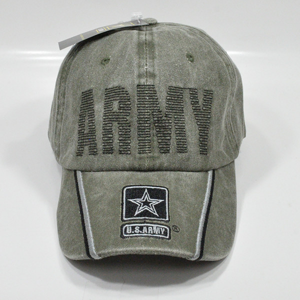 U.S. Army Cap - Cotton - Washed OD Green
