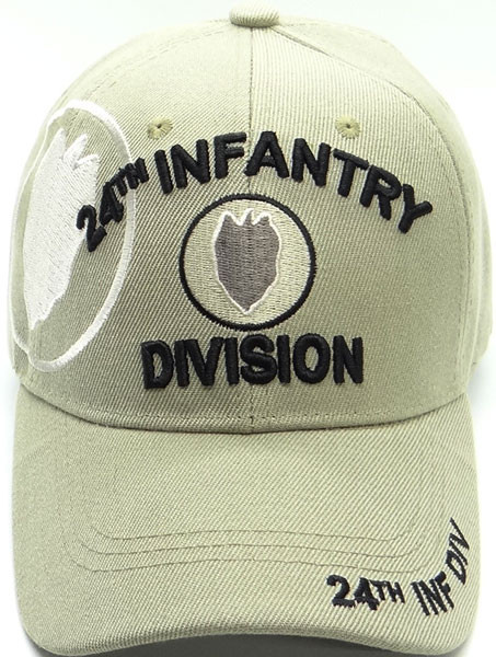 24th Infantry Division Cap Shadow- Khaki
