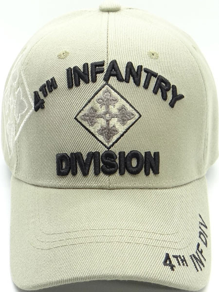 4th Infantry Division Cap Shadow - Khaki