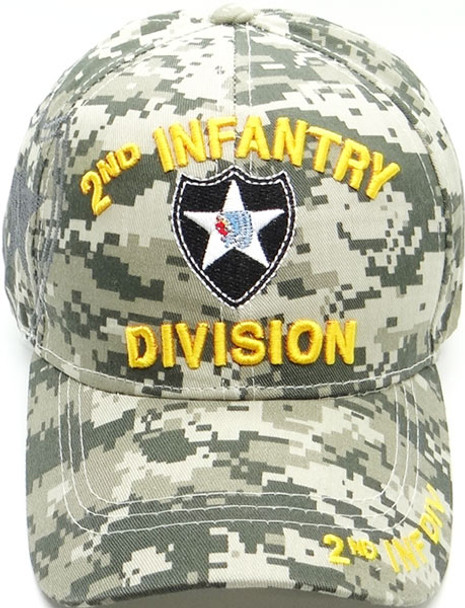 2nd Infantry Division Cap Shadow - ACU Digital Camo
