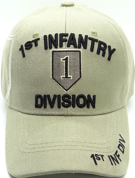 1st Infantry Division Cap Shadow - Khaki