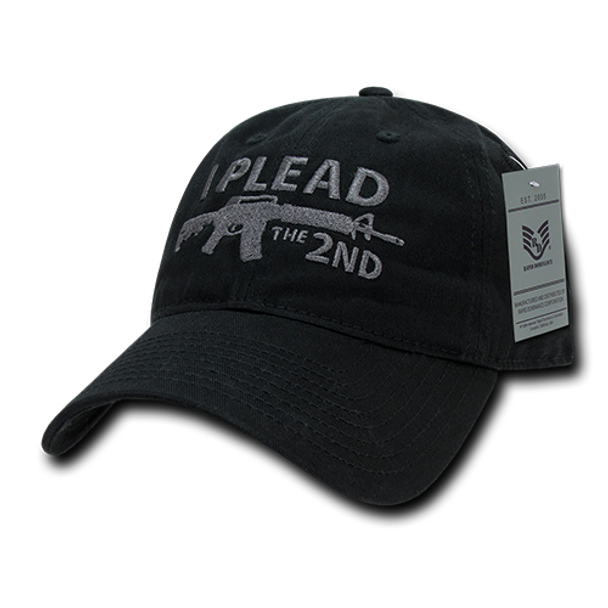 A03 - 2nd Amendment Cap - Relaxed Cotton - Black