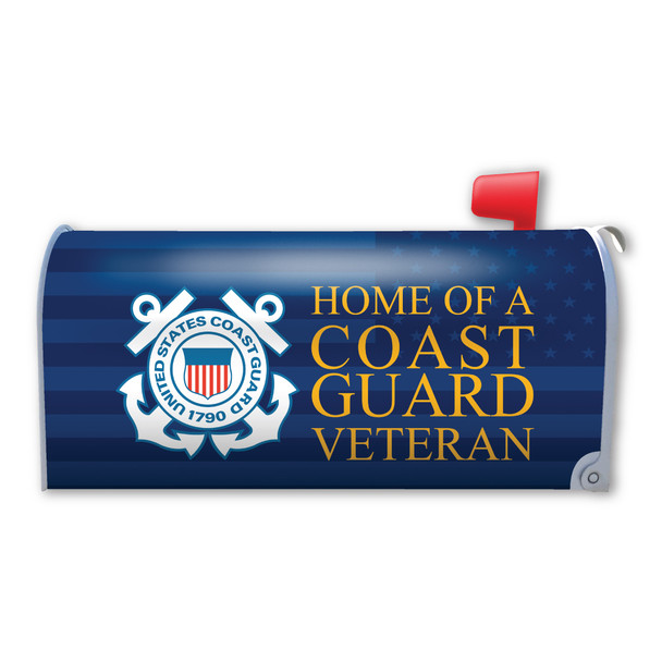 Home of a Coast Guard Veteran Mailbox Cover Magnet