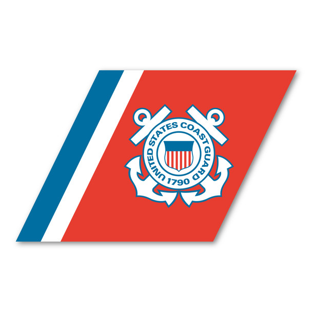 Coast Guard "Racing Stripe" Logo Decal