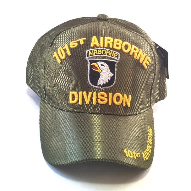 101st Airborne Division Cap Mesh - Olive