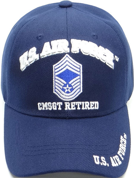 U.S. Air Force Chief Master Sergeant Retired Cap - Navy Blue