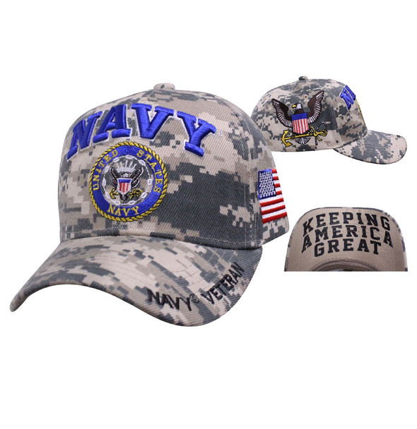 U.S. Navy Veteran Cap - Keeping America Great - Digital Camo