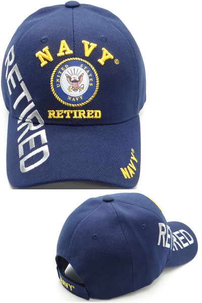 U.S. Navy Retired Cap Shadow - Navy Blue
