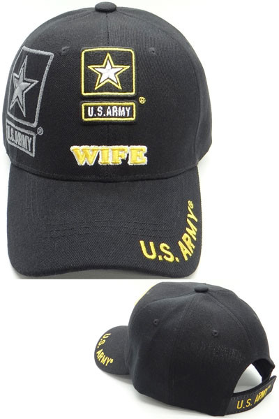U.S. Army Wife Cap - Black